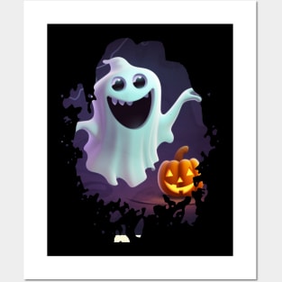 Spooky ghost Posters and Art